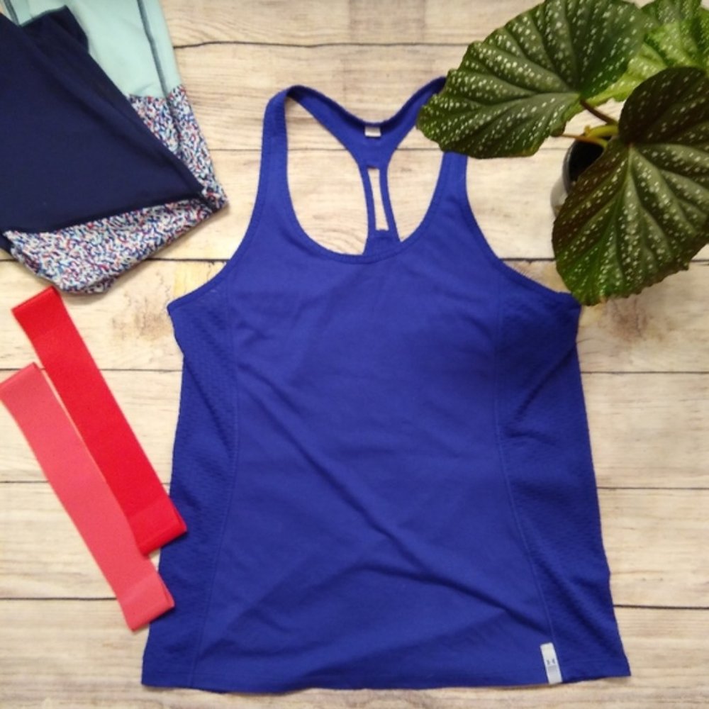 Under Armour Blue Racerback Workout Tank